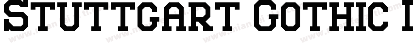 Stuttgart Gothic Demo字体转换
